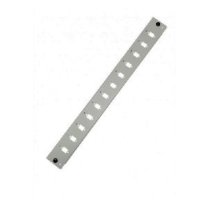 Tecline 20500007 Tecline Frontblende für 19" Spleißbox 1 HE, 12x LC Duplex, SC / E2000 / LSH Simplex, lichtgrau RAL 7035