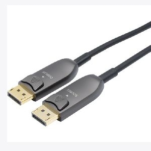 Exertis Connect 643433 Exertis Connect DisplayPort 1.4 Glasfaser Hybridkabel, 8K, DisplayPort St./ DisplayPort St., 20,0 m, schwarz