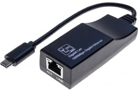 Dexlan 310729 Dexlan Gigabit Netzwerkadapter, USB-C Thunderbolt 3 an RJ45