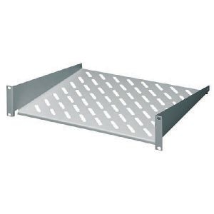 Rittal 7119.250 Rittal 19&quot; Fachboden zur Befestigung an 2 Holmen, Tiefe: 250 mm, hellgrau RAL 7035