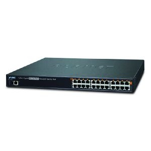 Planet POE-1200G Planet PoE Injektor Gigabit POE-1200G,12 Port, max. 200 Watt, 19 Zoll