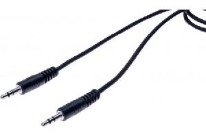 Exertis Connect 108567 Audiokabel, 3,5 mm Stereo Klinkenst./St., schwarz, ca. 5,0 m