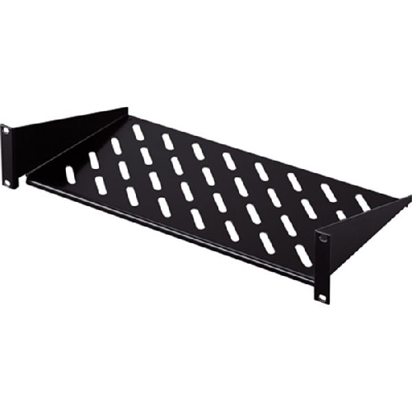 Rittal 5501625 Rittal 19" Fachboden für Wandgehäuse, Tiefe: 400 mm, Schwarz RAL 9005