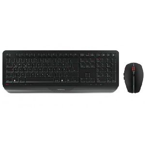 Cherry JD-7000DE-2 Cherry Tastatur-Maus Set GENTIX Desktop, wireless, schwarz
