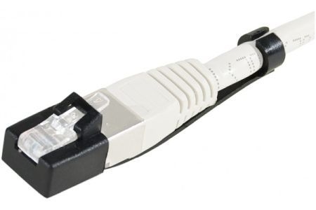 Exertis Connect 253182 Staubschutz für RJ45-Stecker, schwarz, 10er Pack