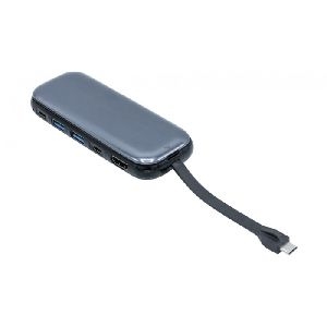 Exertis Connect 310735 M.2 NVMe SSD-Gehäuse mit USB-C Dockingstation und HDMI, 2x USB-A und PD 100 W