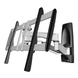 Aavara A6041 Aavara neig- und schwenkbare Wandhalterung A6041, für Flachbildschirme 66 - 132 cm (26" - 52"), bis 50 kg, schwarz / silber