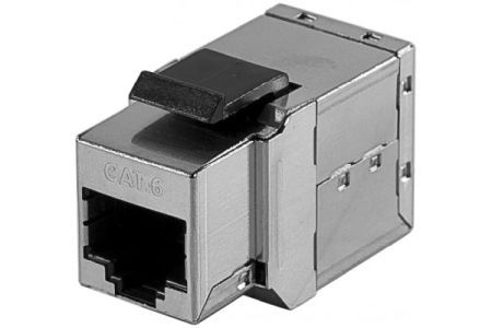 Exertis Connect 272230 Keystone Modul RJ45 Buchse an RJ45 Buchse, Cat.5e, geschirmt