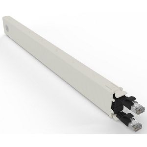 Patchbox CONEX8STPBK patchbox.one/Cassette 8RU (0,8 m), Cat. 6a, U/FTP, PoE, schwarz