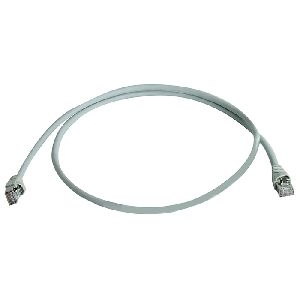 Telegärtner L00000A0230 Telegärtner Patchkabel Cat. 6A ISO/IEC, S/FTP (PiMF), halogenfrei, grau, 0,25 m