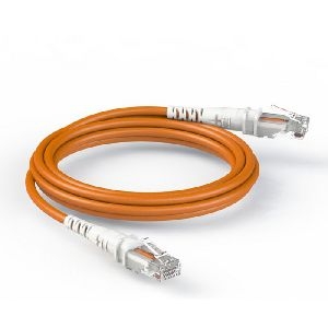 Patchsee TPC-OR-U/5 Patchsee ThePATCHCORD RJ45 Patchkabel Cat. 6A, U/UTP, extra dünn, orange, 1,5 m
