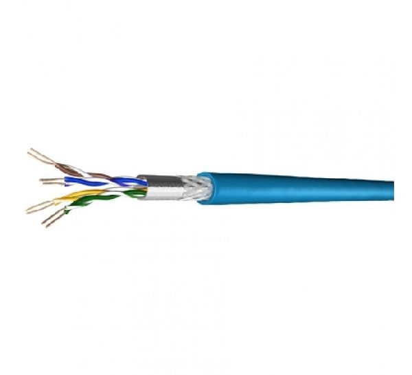 Draka 60015942 Draka Patchkabel UC300 HS26, Cat 5e, SF/UTP (bisherige Bezeichnung S/FTP), blau, 1000 m Einwegtrommel