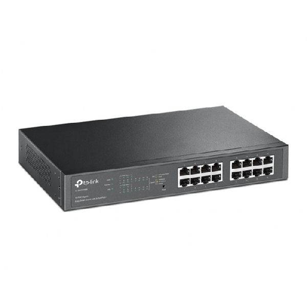 TP-Link TL-SG1016PE TP-Link Easy Smart Gigabit Switch TL-SG1016PE, 8 Port (PoE+), Desktop und 19"