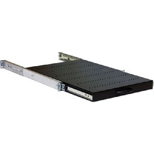Triton RAB-UP-X19-A1 Triton RAB-UP-X19-A1, 19" Fachboden ausziehbar, für Belastung bis 50 Kg, 1HE/650mm, RAL 9005 schwarz