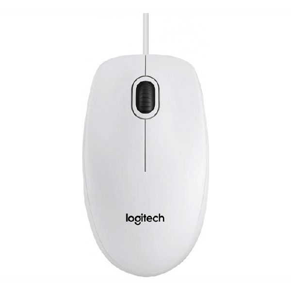 Logitech 910-003360 Logitech Maus B100, USB, 800 dpi, weiß
