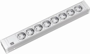 Bachmann 333001 Bachmann 19" PDU ALU Steckdosenleiste, 8-fach Schutzko