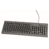 Dacomex 225097 Dacomex K460u USB Tastatur mit USB Hub, schwarz