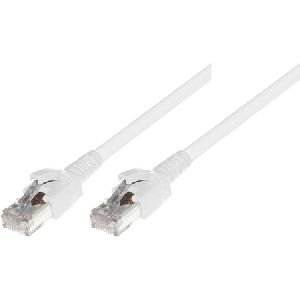 Dätwyler 653930 Dätwyler Patchkabel S/FTP, PiMF, Cat.6A, weiß, 20,0 m