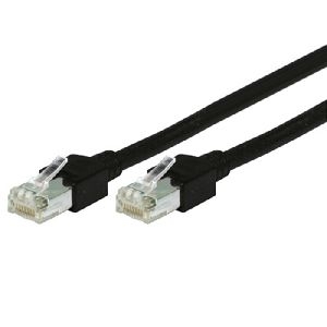 Tecline 71305S Tecline Patchkabel Cat. 5e, SF/UTP, halogenfrei, schwarz, 5,0 m