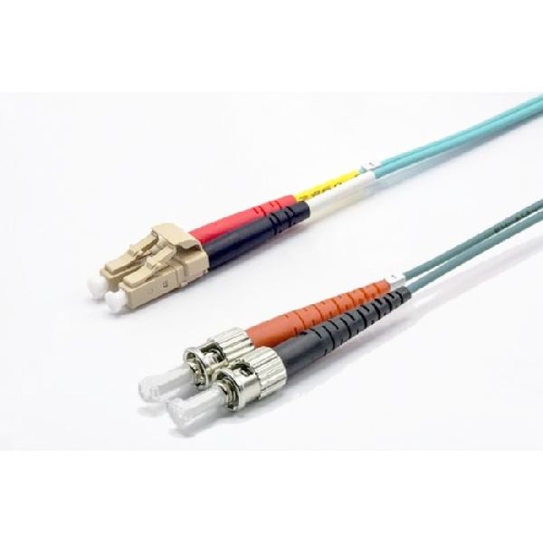 Ekivalan COZOM3LCST2SA0005A Ekivalan LWL Duplex Patchkabel OM3, 50/125 µm, LC/ST, aqua, 0,5 m