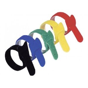Exertis Connect 629160 Klett-Kabelbinder-Set in 5 Farben, 210 mm, VPE 15 Stück