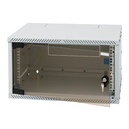 Triton RXA-06-AS4-CAX-A1 Triton 19" Wandgehäuse RXA, 1-teilig, 6 HE, 550 x 400 mm, hellgrau RAL 7035