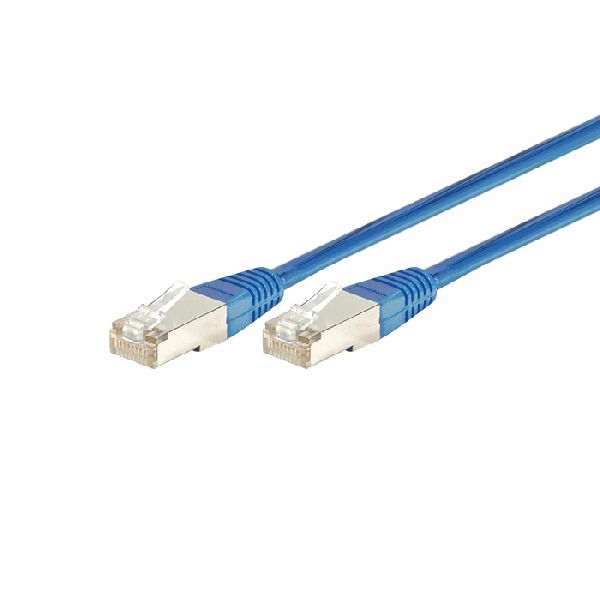 Dexlan 859524 Dexlan Patchkabel Cat. 6A, F/UTP, blau, 10,0 m