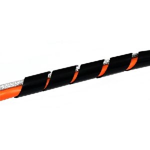 Tecline 996799 Spiral-Kabelschlauch, 9-65 mm, schwarz, 10 m