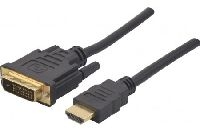 Exertis Connect 127875 HDMI an DVI-D Kabel, HDMI St. / DVI-D St., 2,0