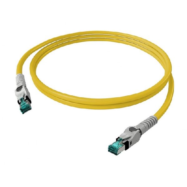 EasyLan CP1OYMSMS0020 EasyLan VarioBoot Patchkabel Cat.6A (ISO/IEC), winkelbar, S/FTP, gelb, 2,0 m