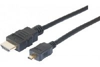 Exertis Connect 128499 HDMI High Speed Kabel, 4K, HDMI St. A/ HDMI Mic