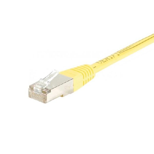 Exertis Connect 854103 Patchkabel Cat.5e, F/UTP, gelb, 0,5 m