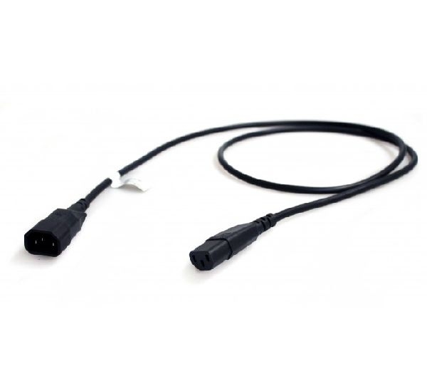 Bachmann 356127 Bachmann Kaltgeräteverlängerungskabel, C14 Stecker an C13 Buchse, 1,5 m, schwarz