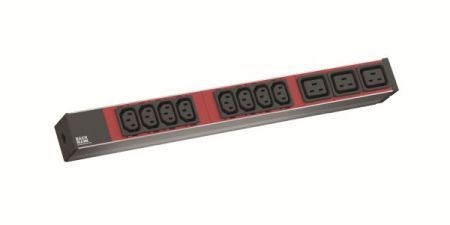 Bachmann 8002332 Bachmann IT PDU Basic, 1 HE 19" Steckdosenleiste ALU, 8 x C13 Kaltgerätebuchse, 3 x C19 Buchse