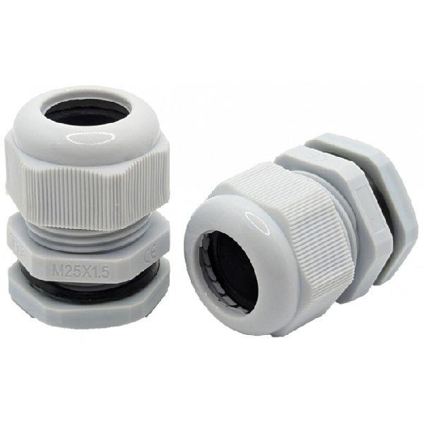 Tecline M25x1.5-GR Tecline Kabelverschraubungen metrisch, IP68, grau, M25 x 1,5 VPE: 10 Stück