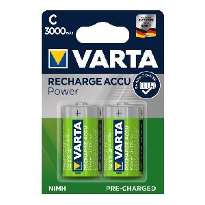 Varta 56714101402 VARTA Batterie Power Accu, Baby, C, HR14, 1.2V 3000mAh
