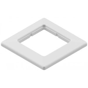 EasyLan ADZ00102 EasyLan Abdeckrahmen, 1-fach, weiß ähnlich RAL 9010, 5 Stück