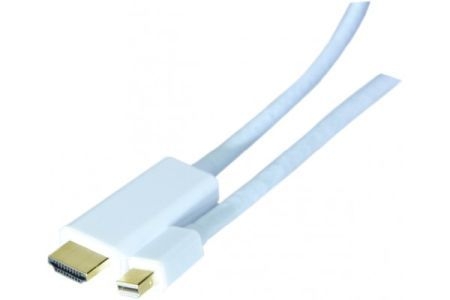 Exertis Connect 128061 Mini DisplayPort 1.2 zu HDMI 2.0 Adapterkabel, 4K, Mini DisplayPort St./HDMI St. A, 2,0 m
