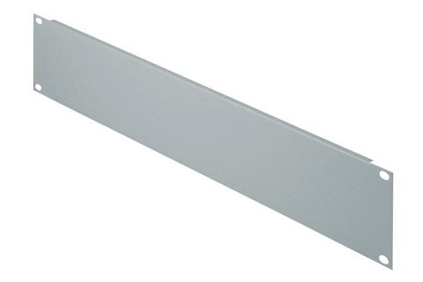Triton RAC-ZP-X02-A1 Triton 19" Blindplatte, 2 HE, Stahlblech, hellgrau RAL 7035