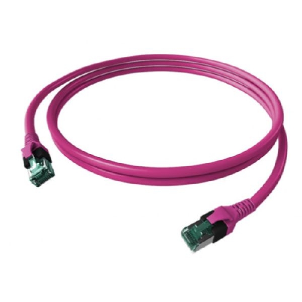 EasyLan CP1OVAVAV0020 EasyLan DualBoot Patchkabel Cat.6A (ISO/IEC), S/FTP, violett, 2,0 m