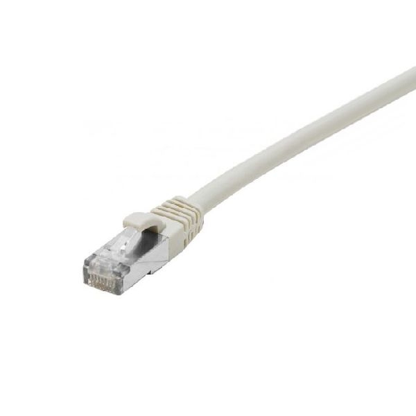 Exertis Connect 854396 Patchkabel Cat. 6, F/UTP, halogenfrei, mit Rastnasenschutz, grau, 30,0 m
