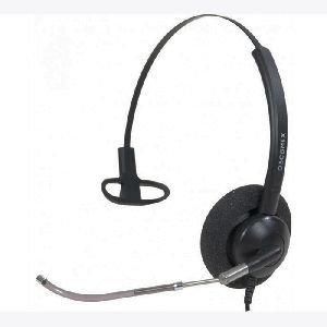 Dacomex 292014 Dacomex Telefon-Headset, 1 Ohrmuschel, RJ9-Anschluss, schwarz