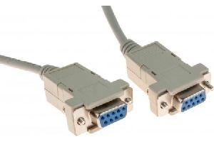 Exertis Connect 136021 Nullmodem Kabel DB9F/F, 5,0 m