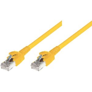 Dätwyler 653630 Dätwyler Patchkabel S/FTP, PiMF, Cat.6A, gelb, 20,0 m