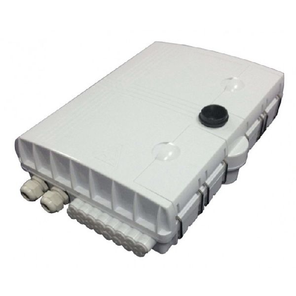 Exertis Connect 395532 LWL Anschlussbox PBO, für bis zu 16x LC-Duplex, SC-Simplex oder E2000-Simplex Kupplungen geeignet, vorbestückt mit 12x SC/APC 8