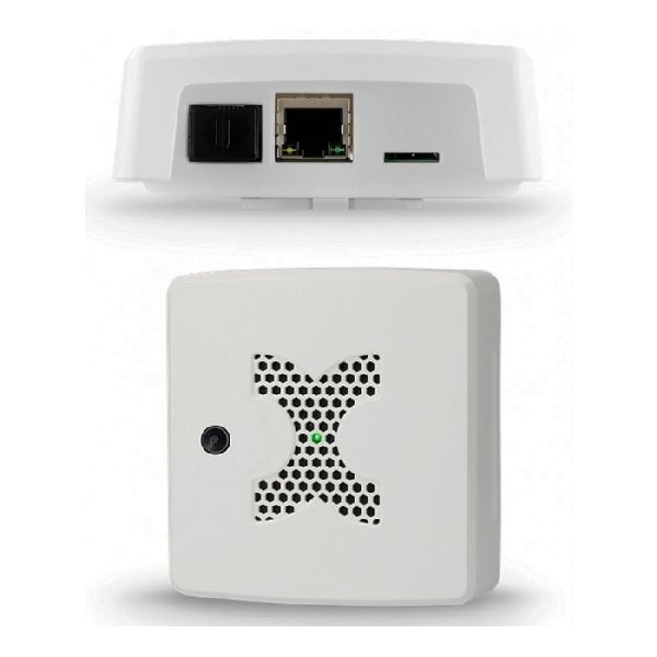 Kentix KMS-TI-90-W-BLE Kentix MultiSensor KMS-TI-90-W-BLE mit Ethernet (PoE) und Thermal Image (90° Optik), weiß