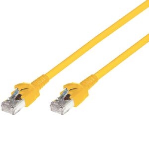 Dätwyler 653626 Dätwyler Patchkabel S/FTP, PiMF, Cat.6A, gelb, 10,0 m