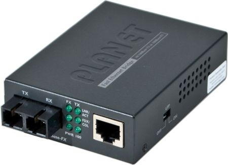 Planet FT-802 Planet Medienkonverter FT-802, 1x 100/10 Mbit/s (RJ45), 1x 100Base-FX Multimode bis 2 km (SC Duplex)