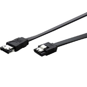 Tecline 39901101 eSATA 300 High Quality Kabel, 7pol eSATA Stecker an 7pol eSATA Stecker, 1,0 m