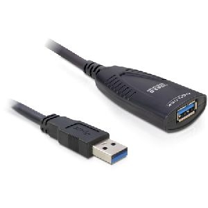 Delock 83089 DeLOCK Aktives USB 3.0 Verlängerungskabel, Stecker A auf